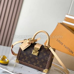 Hard box bag 1:1 Copy description and price brown Louis Vuitton Shoulder Crossbody Handbag women