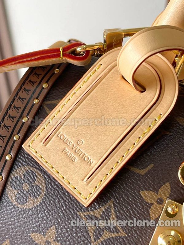 Hard box bag 1:1 Copy description and price brown Louis Vuitton Shoulder Crossbody Handbag women 5