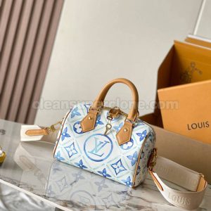 Louis Vuitton bag Super Clone picture and price blue Shoulder Crossbody Handbag cowhide women