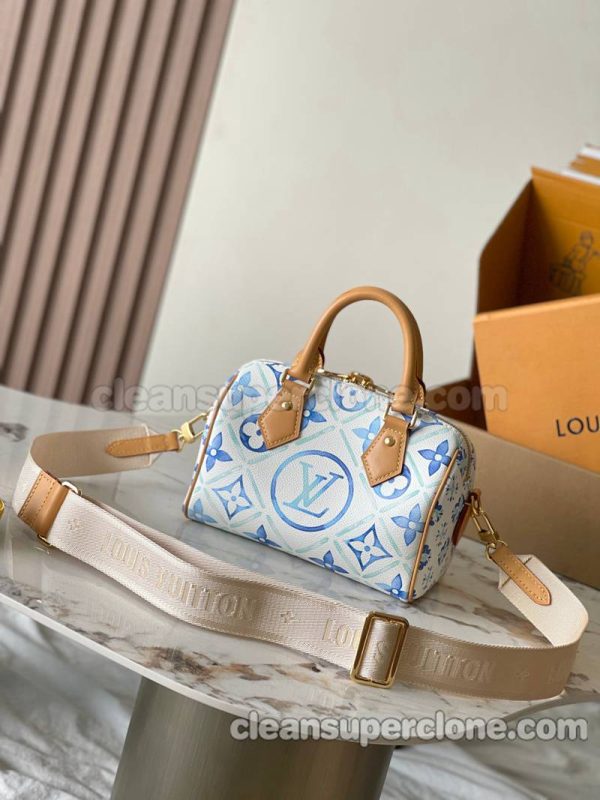 Louis Vuitton bag Super Clone picture and price blue Shoulder Crossbody Handbag cowhide women 3