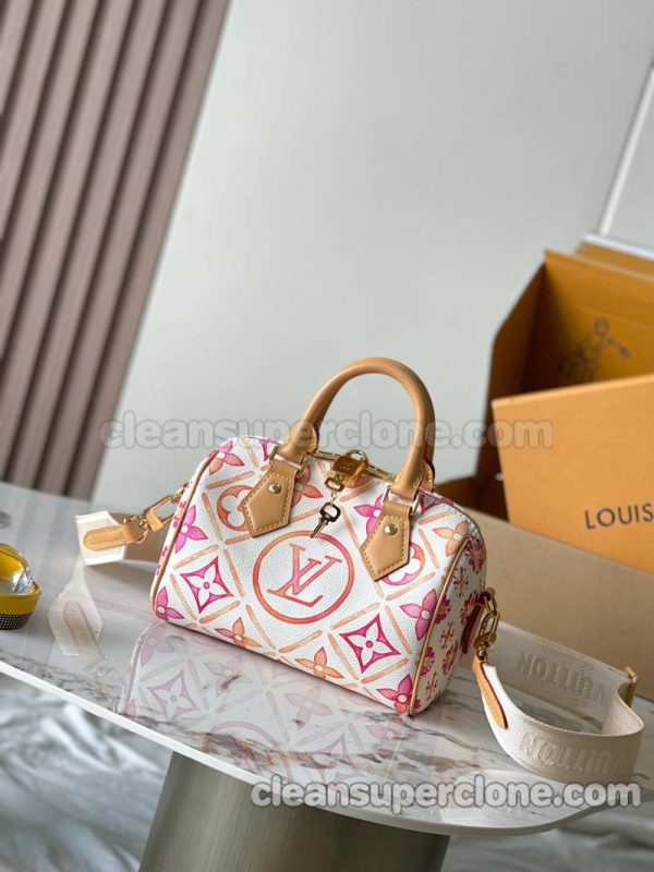 Shoulder bag replica details and pricing red Louis Vuitton Crossbody Handbag cowhide women