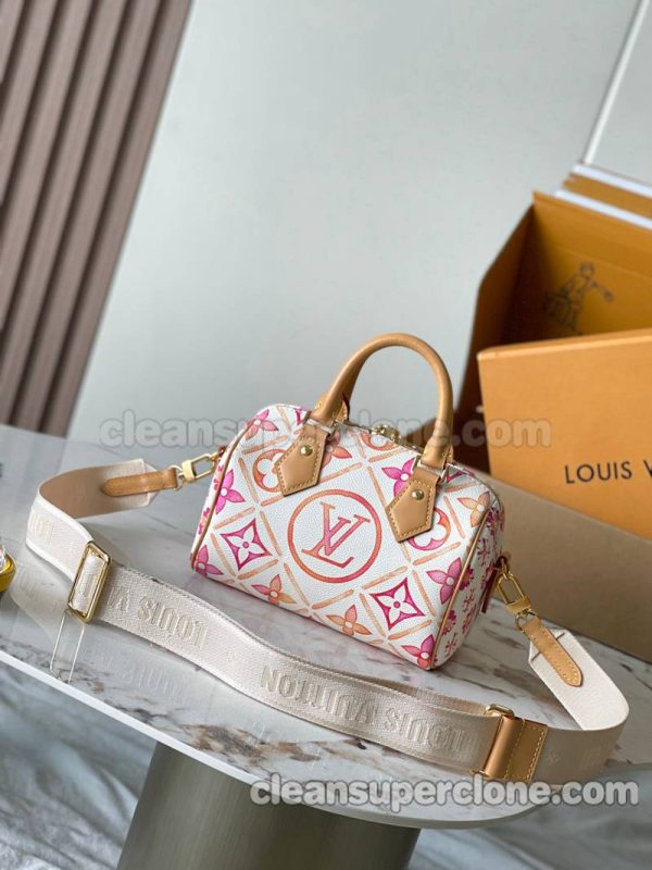 Shoulder bag replica details and pricing red Louis Vuitton Crossbody Handbag cowhide women 3