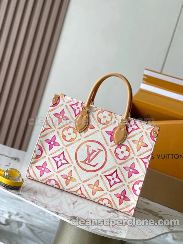 Louis Vuitton bag Super Clone picture and price red Handbag cowhide women