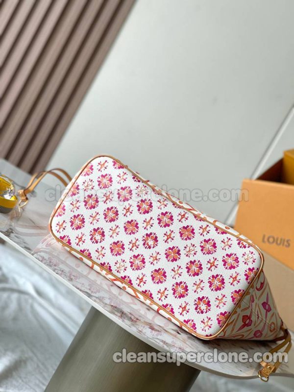 Handbag bag replica details and pricing pink Louis Vuitton cowhide women 4