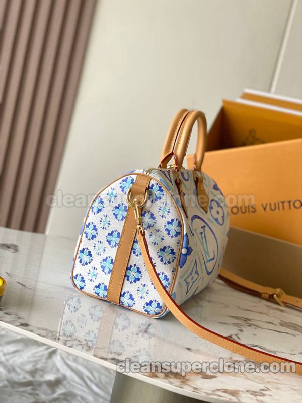 Louis Vuitton bag Super Clone picture and price blue Handbag cowhide women 2