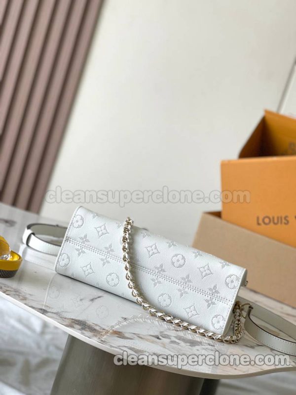 Louis Vuitton bag Super Clone picture and price white Handbag Shoulder Crossbody cowhide women 4