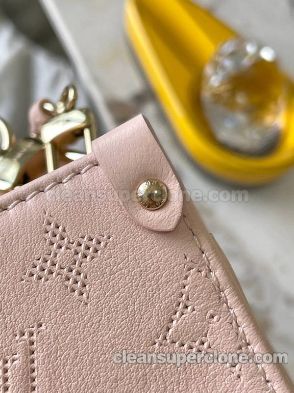 Handbag bag replica details and pricing pink Louis Vuitton Shoulder Crossbody cowhide women 7