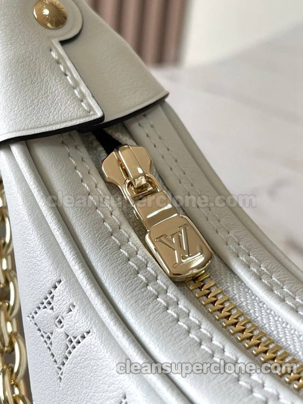 cowhide bag 1:1 Copy description and price white Louis Vuitton Crossbody women 6