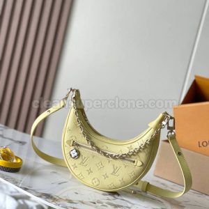 Louis Vuitton bag Super Clone picture and price yellow Shoulder Crossbody cowhide women