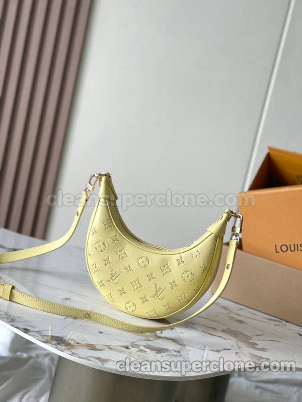 Louis Vuitton bag Super Clone picture and price yellow Shoulder Crossbody cowhide women 3