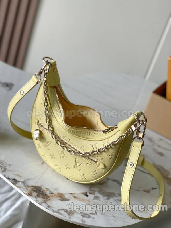 Louis Vuitton bag Super Clone picture and price yellow Shoulder Crossbody cowhide women 8