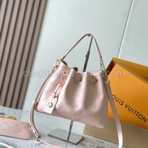 Shoulder bag replica details and pricing pink Louis Vuitton Crossbody cowhide women