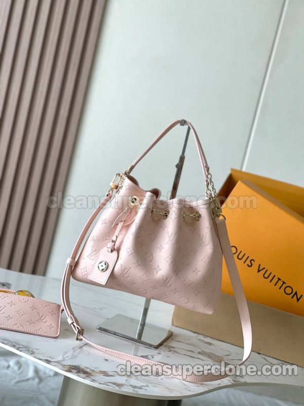 Shoulder bag replica details and pricing pink Louis Vuitton Crossbody cowhide women