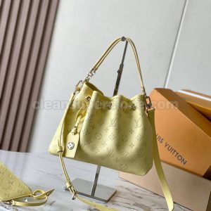 Louis Vuitton bag Super Clone picture and price yellow Shoulder Crossbody cowhide women