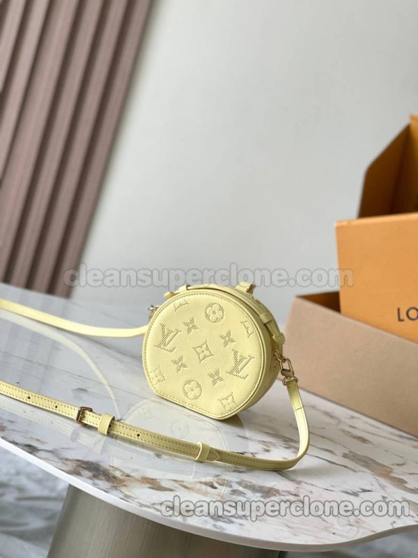 cowhide bag 1:1 Copy description and price yellow Louis Vuitton Shoulder Crossbody women 3