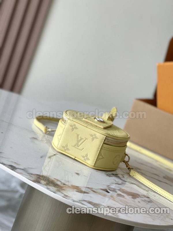 cowhide bag 1:1 Copy description and price yellow Louis Vuitton Shoulder Crossbody women 4