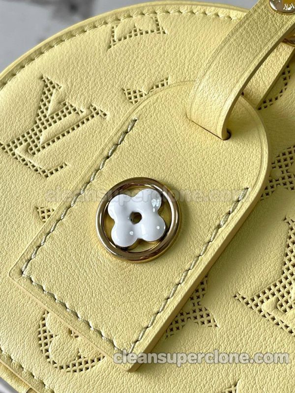 cowhide bag 1:1 Copy description and price yellow Louis Vuitton Shoulder Crossbody women 5