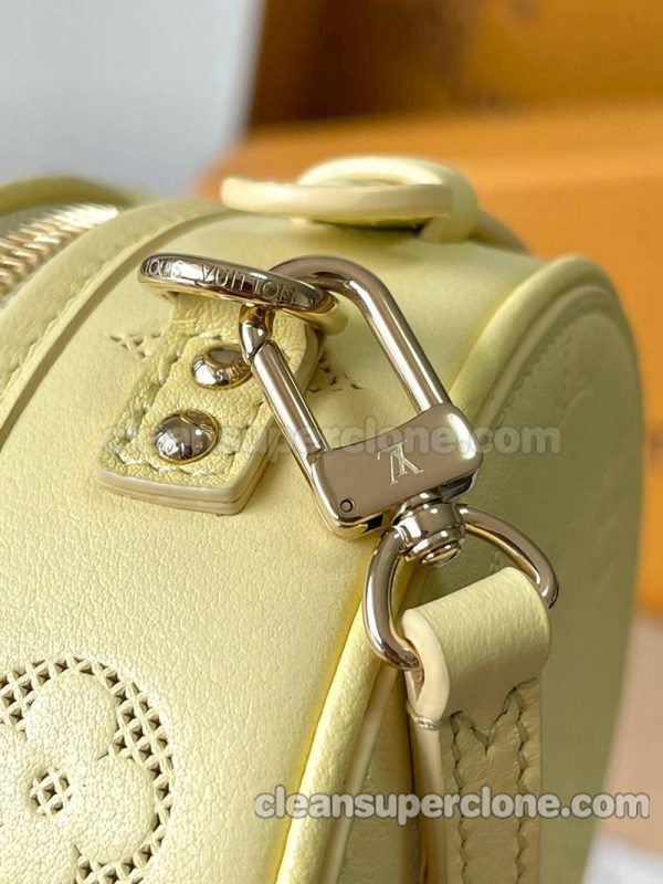 cowhide bag 1:1 Copy description and price yellow Louis Vuitton Shoulder Crossbody women 6