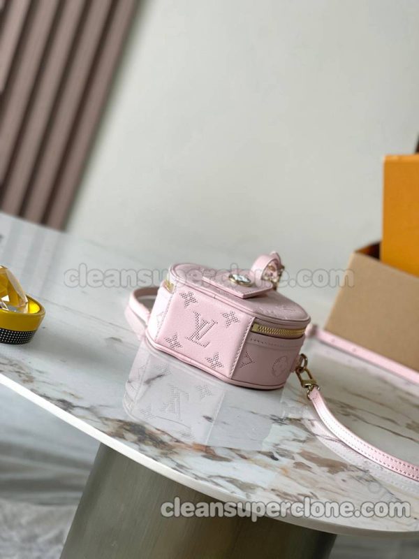 Louis Vuitton bag Super Clone picture and price Pink Shoulder Crossbody cowhide women 4