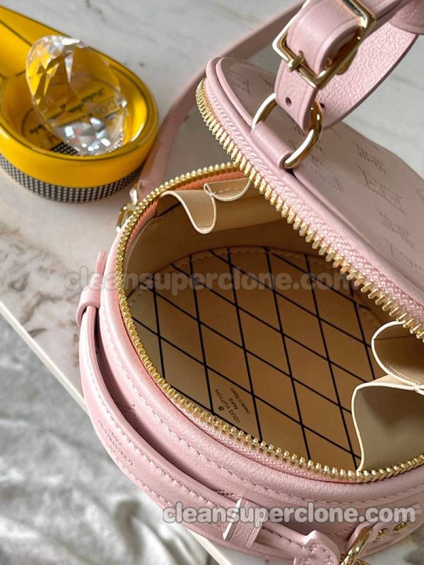 Louis Vuitton bag Super Clone picture and price Pink Shoulder Crossbody cowhide women 9