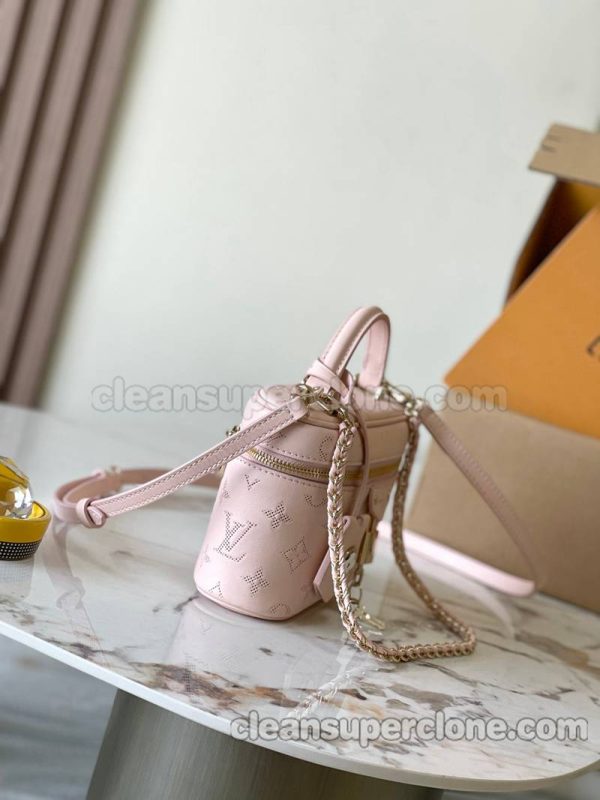 Handbag bag replica details and pricing Pink Louis Vuitton Shoulder Crossbody cowhide women 2