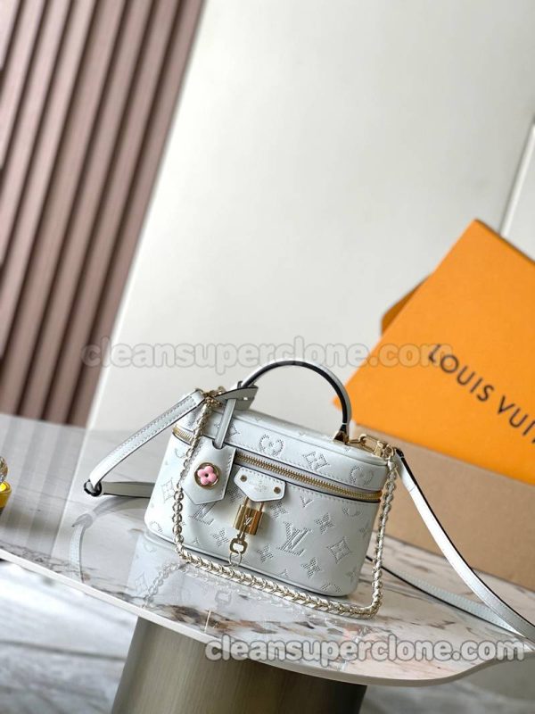 Louis Vuitton bag Super Clone picture and price White Handbag Shoulder Crossbody cowhide women