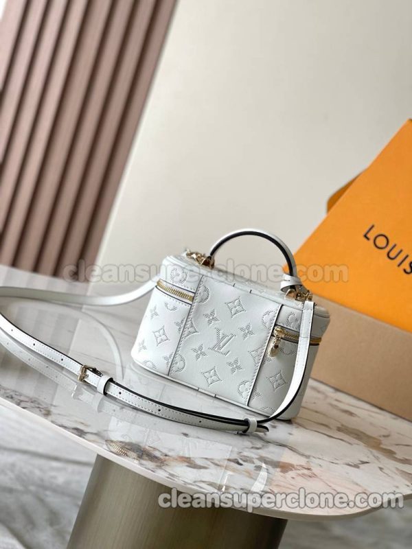 Louis Vuitton bag Super Clone picture and price White Handbag Shoulder Crossbody cowhide women 3