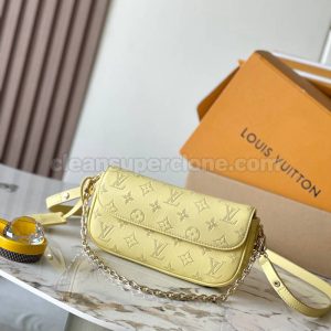 Shoulder bag replica details and pricing yellow Louis Vuitton Crossbody cowhide women