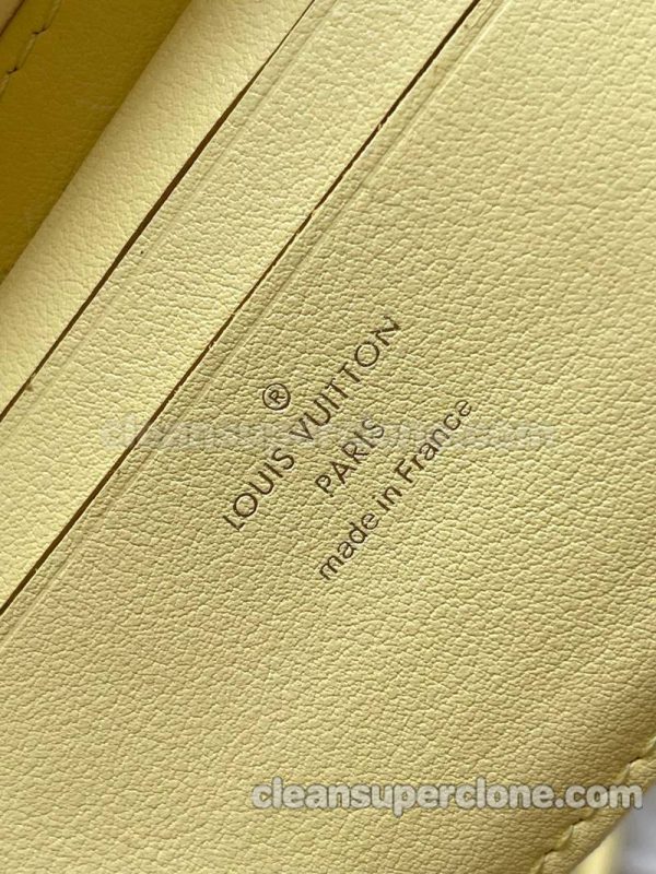 Shoulder bag replica details and pricing yellow Louis Vuitton Crossbody cowhide women 9