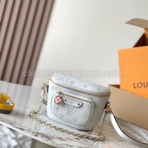 Shoulder bag replica details and pricing White Louis Vuitton Crossbody cowhide women