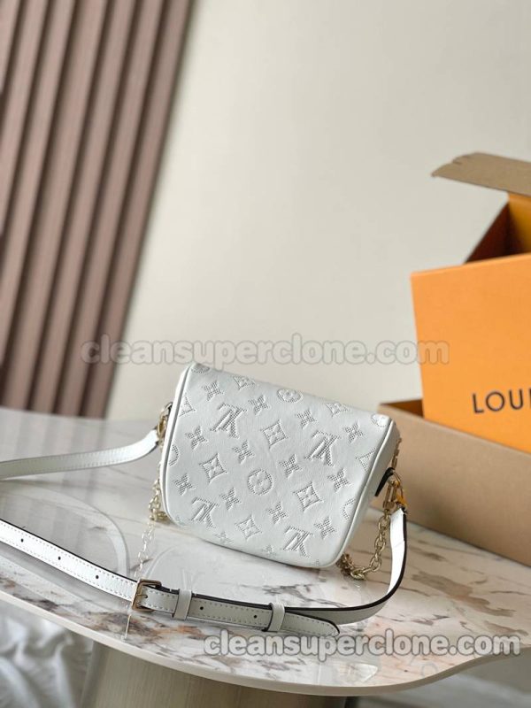 Shoulder bag replica details and pricing White Louis Vuitton Crossbody cowhide women 3