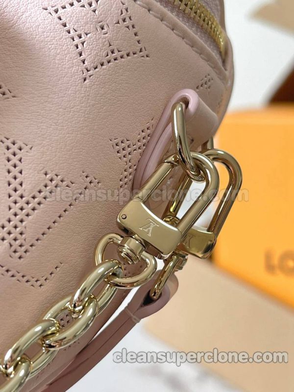 cowhide bag 1:1 Copy description and price Pink Louis Vuitton Shoulder Crossbody women 6