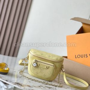 Louis Vuitton bag Super Clone picture and price Yellow Shoulder Crossbody cowhide women