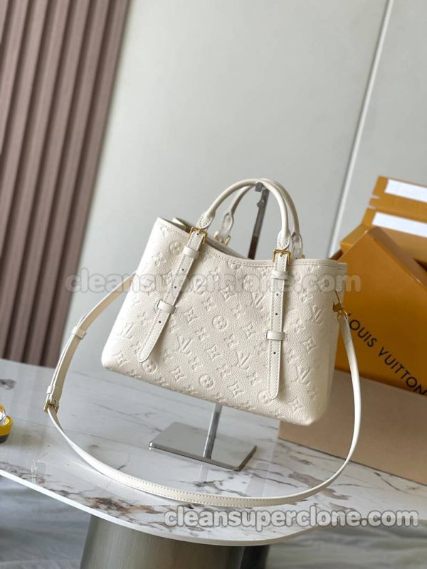 cowhide bag 1:1 Copy description and price White Louis Vuitton Shoulder Crossbody Handbag women