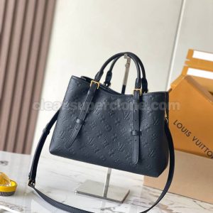 Louis Vuitton bag Super Clone picture and price Black Shoulder Crossbody Handbag cowhide women