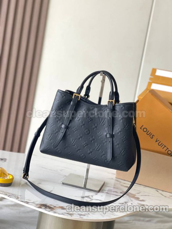 Louis Vuitton bag Super Clone picture and price Black Shoulder Crossbody Handbag cowhide women