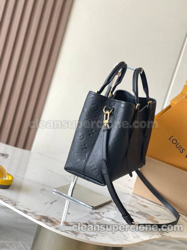 Louis Vuitton bag Super Clone picture and price Black Shoulder Crossbody Handbag cowhide women 2