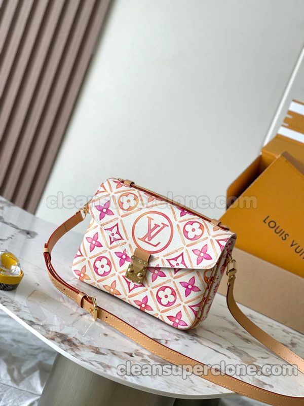 Shoulder bag replica details and pricing Red Louis Vuitton Crossbody cowhide women