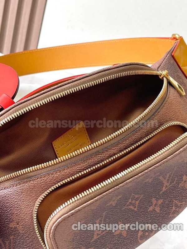 Louis Vuitton bag Super Clone picture and price brown Waist cowhide women and men 5