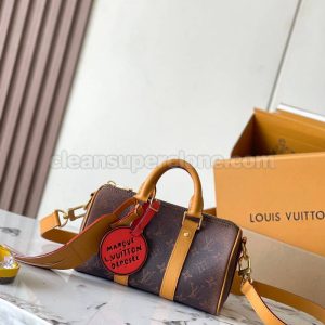 Crossbody bag replica details and pricing brown Louis Vuitton Shoulder Handbag cowhide women and men