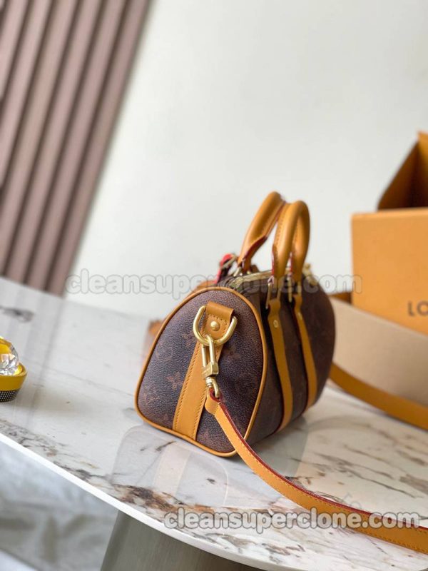 Crossbody bag replica details and pricing brown Louis Vuitton Shoulder Handbag cowhide women and men 2