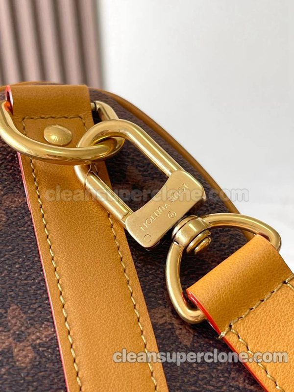 Crossbody bag replica details and pricing brown Louis Vuitton Shoulder Handbag cowhide women and men 5