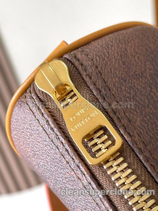 Crossbody bag replica details and pricing brown Louis Vuitton Shoulder Handbag cowhide women and men 6