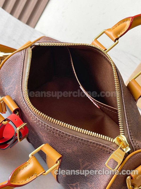 Crossbody bag replica details and pricing brown Louis Vuitton Shoulder Handbag cowhide women and men 8