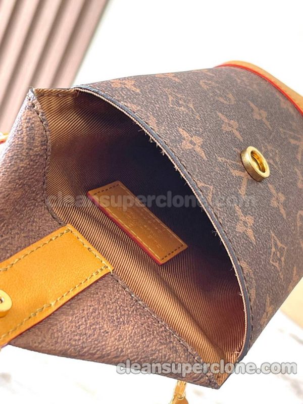 Louis Vuitton bag Super Clone picture and price brown Crossbody Shoulder cowhide women and men 8