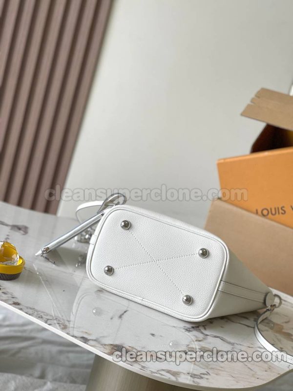 Handbag bag replica details and pricing white Louis Vuitton Crossbody Shoulder cowhide women 4