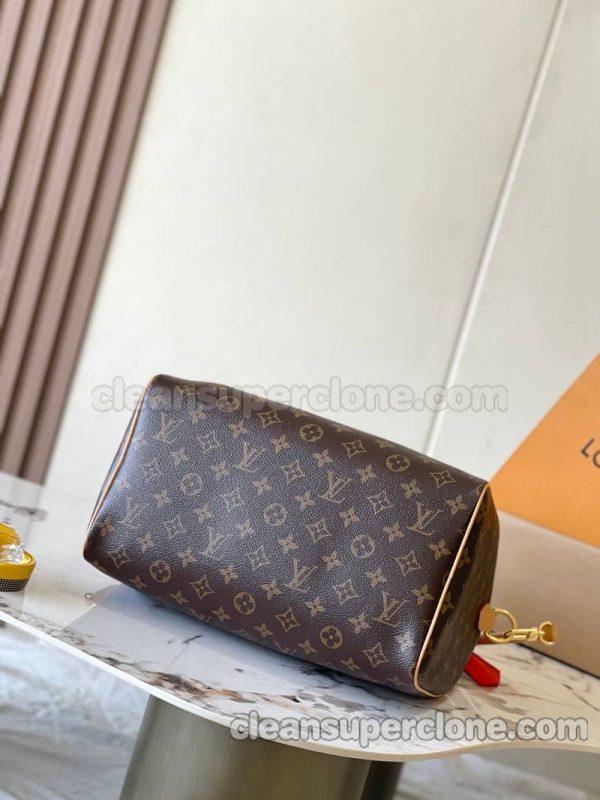 Handbag bag replica details and pricing brown Louis Vuitton Shoulder Crossbody cowhide women 4