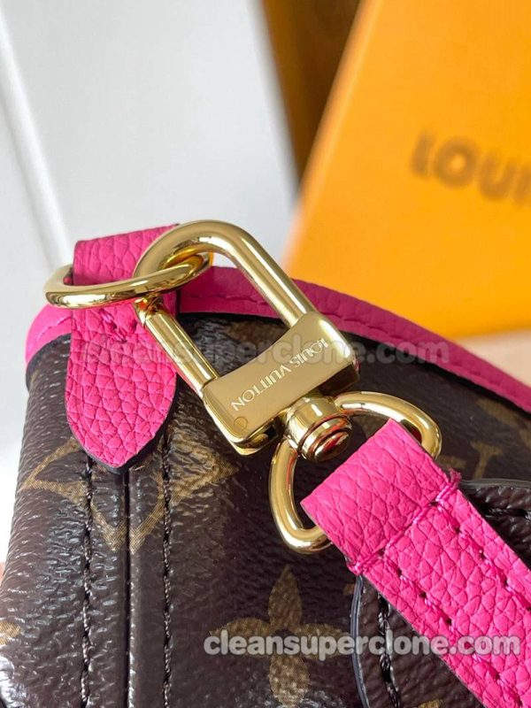 Louis Vuitton bag Super Clone picture and price Rose red Handbag Shoulder cowhide women and men 5