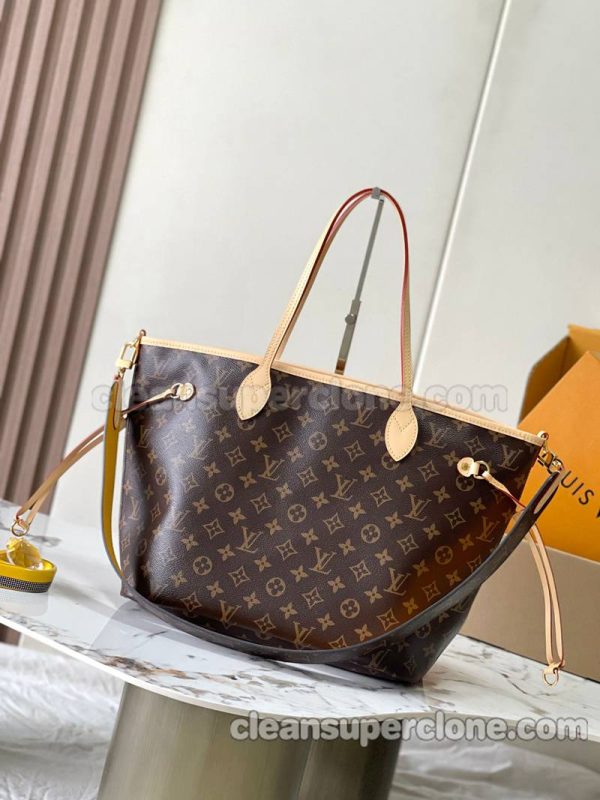 Handbag bag replica details and pricing brown Louis Vuitton Shoulder cowhide women and men