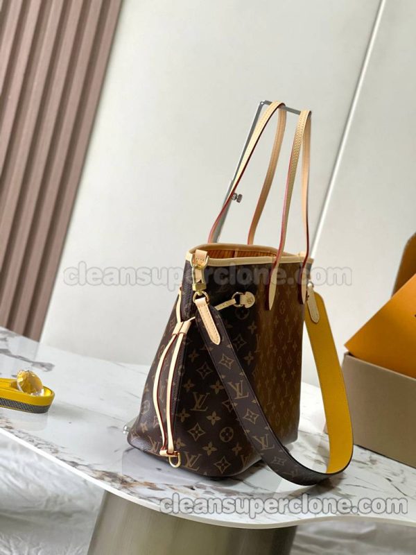 Handbag bag replica details and pricing brown Louis Vuitton Shoulder cowhide women and men 2